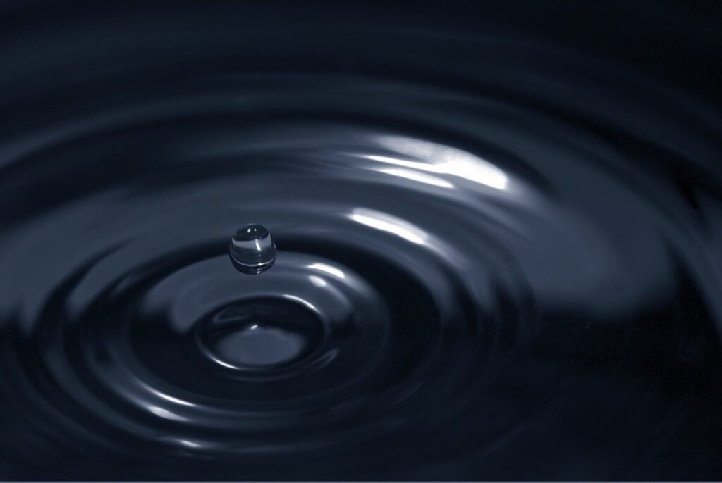 water droplet artwork