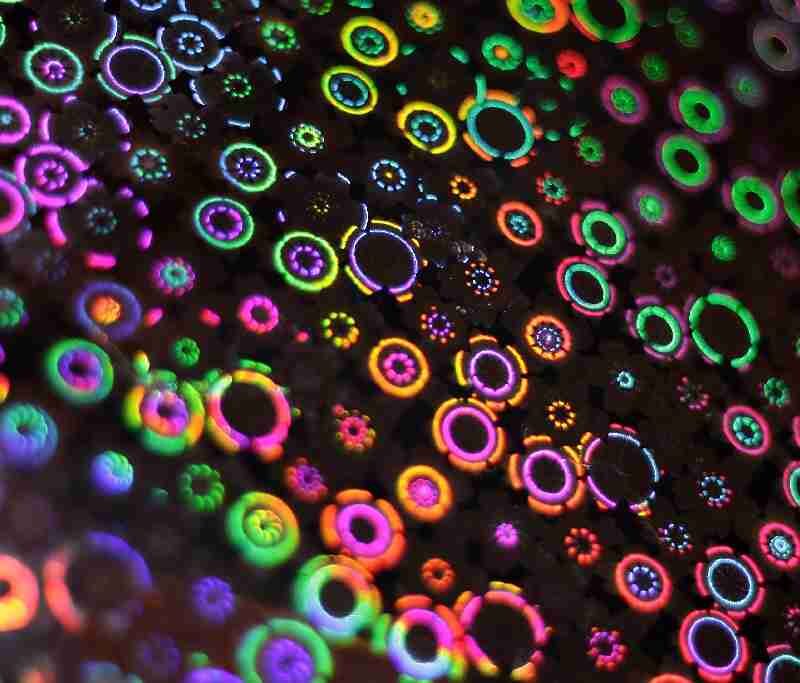 hologram macro image