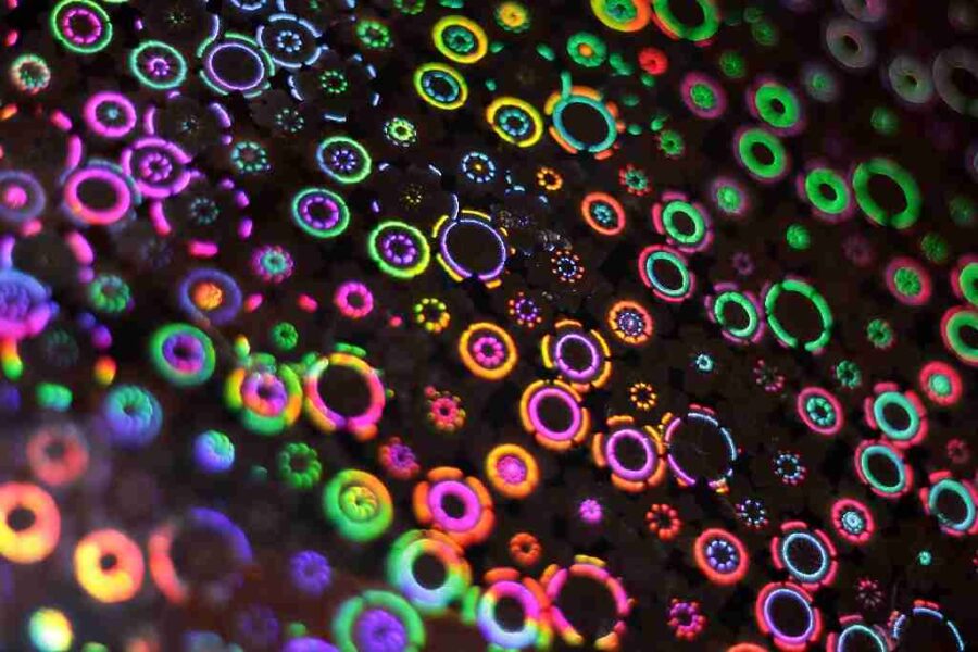 hologram macro image