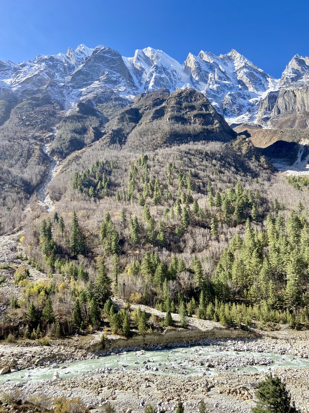 mountains near gaumukh image