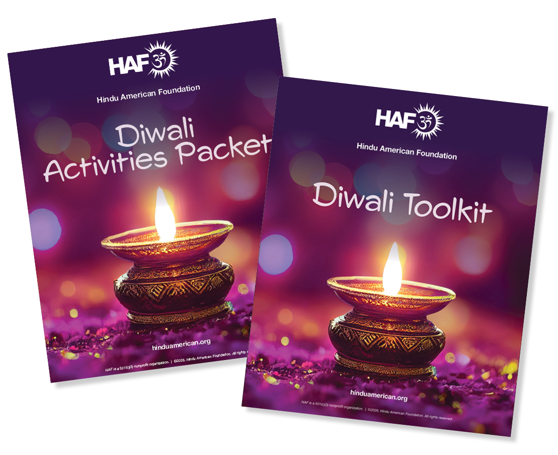 HAF Diwali Toolkit and Diwali Activities Packet covers